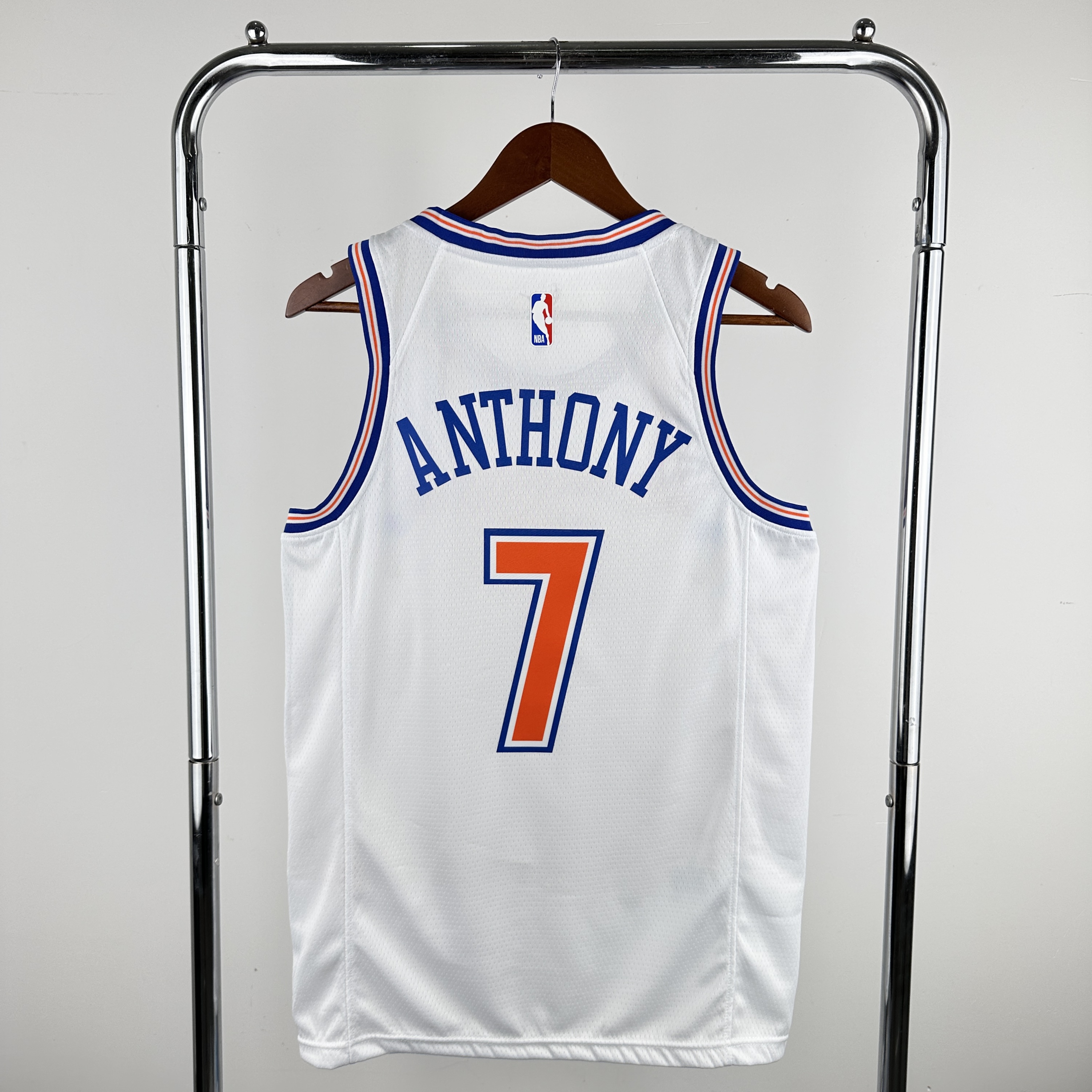Men New York Knicks 7 Anthony White Nike 2024 NBA Jersey